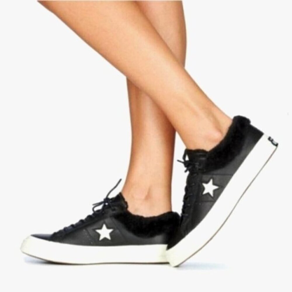 Converse Shoes One Star Ox Faux Fur Sneakers 5 New